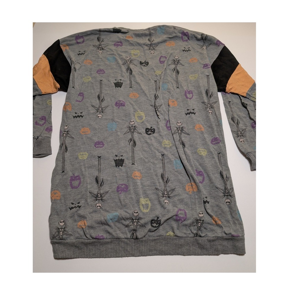 Disney Nightmare Before Christmas Jack Skellington Sleep Shirt Grey 2X LZ41910GD - Picture 6 of 6